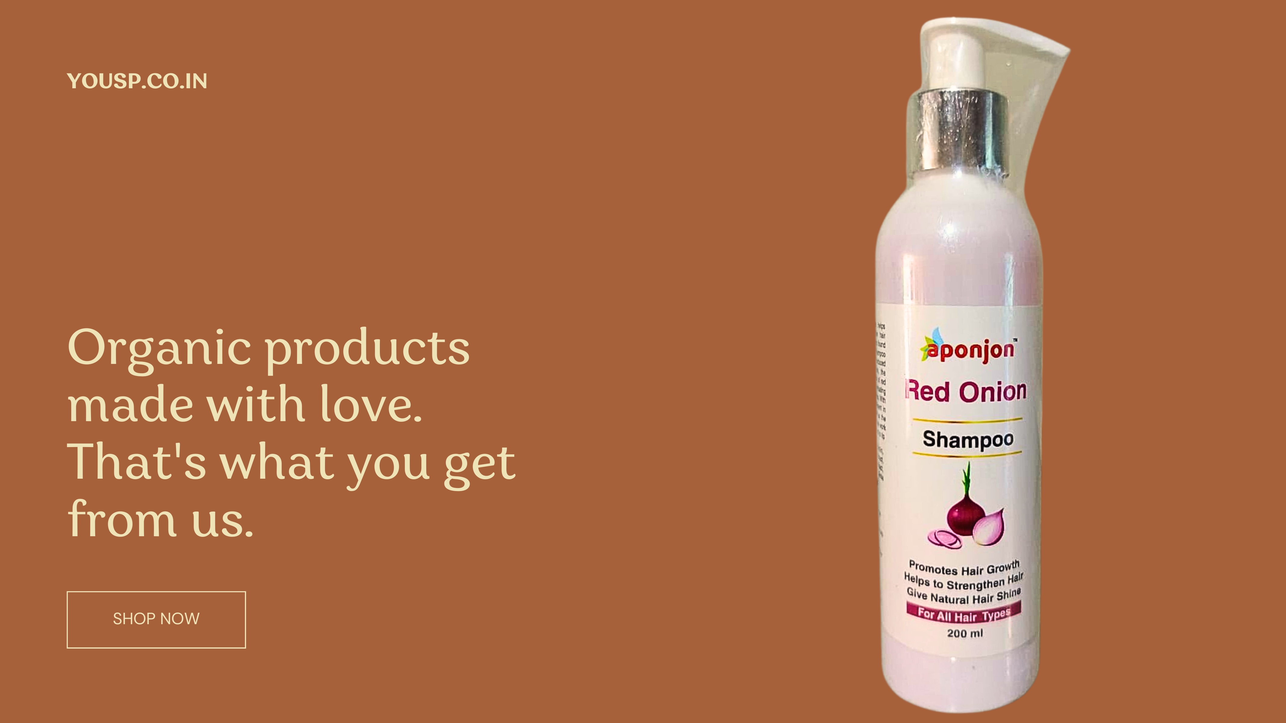 Aponjon Red Onion Shampoo